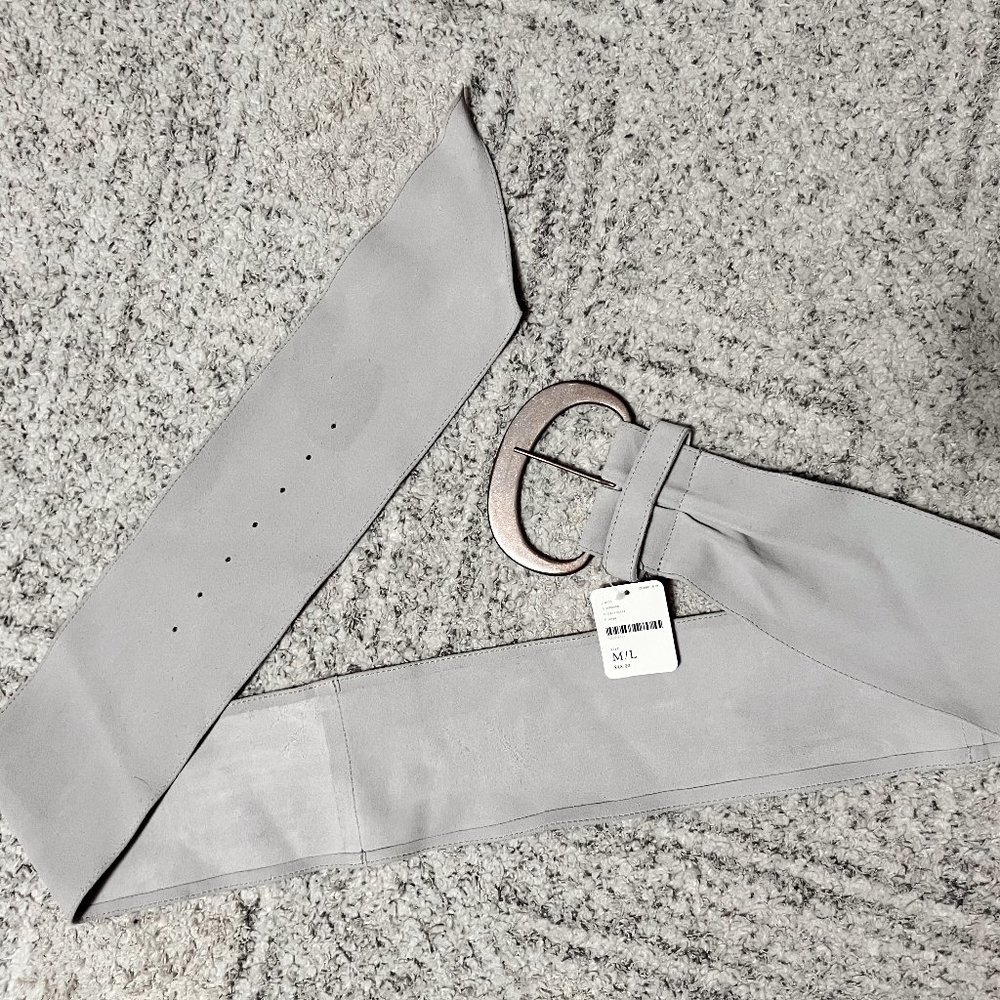 NEW FREE PEOPLE THICK SUEDE BELT